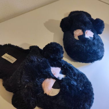 Furry slippers