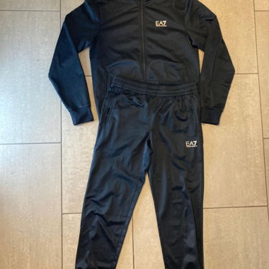 EA7 tracksuit black