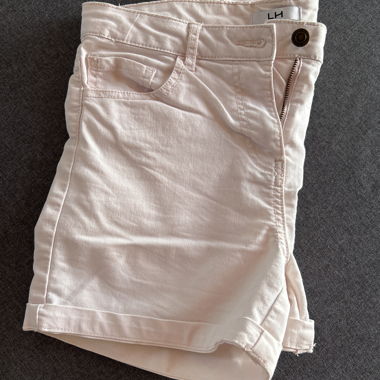 Light Pink Denim Shorts