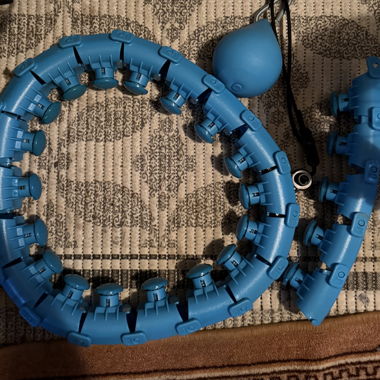 Hula-Hoop-Reifen mit Gewicht (blau)