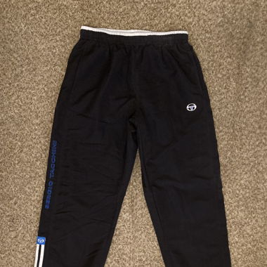 Bas de survêtement noir Sergio Tacchini