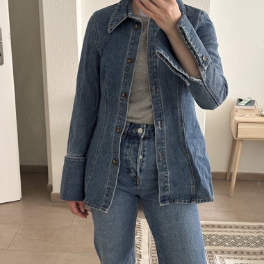 Denim-Shacket