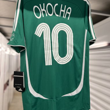 Nigeria 2007 Okocha Adidas Home Jersey