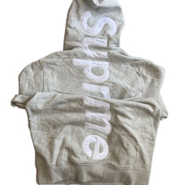 Supreme-Grauer Hoodie