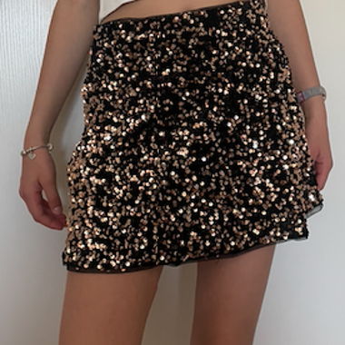 Sequin Short Skirt