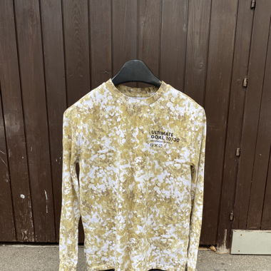 Longsleeve slim fit tie dye bershka y2k