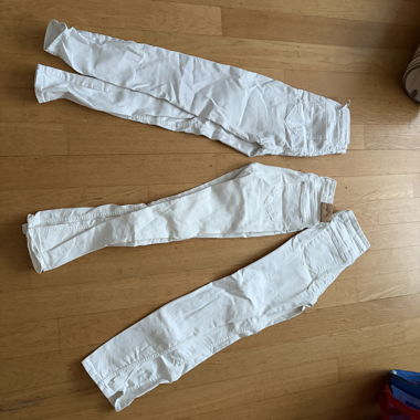 Weiße Skinny Jeans EU 38