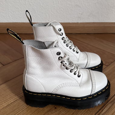 Dr. Martens Sinclair Plateau-Boots weiss EU 36