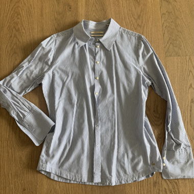 Scotch & Soda blusa blu-bianco