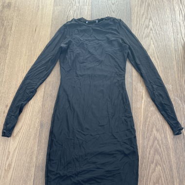 Mesh kleid mit unterrock