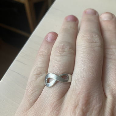 Silver Infinity Ring