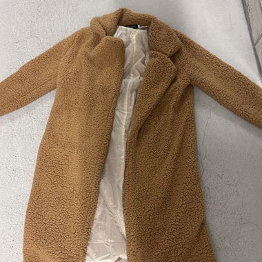 Manteau en fourrure teddy marron S