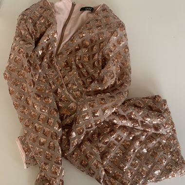 Sparkling Sequin Dress pink/gold