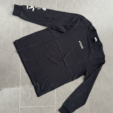 T-shirt Diesel noir manches longues