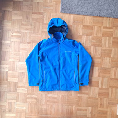 Veste de pluie bleue taille S