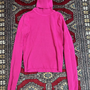 Maglione dolcevita Zara rosa