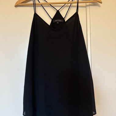 New Look Black Spaghetti Top