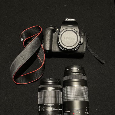 Canon 750D DSLR Kamera Neuwertig