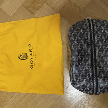 Trousse de toilette Bowling Goyard bleue neuve