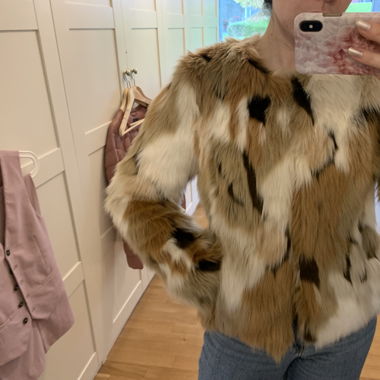 Kunstfell Jacke