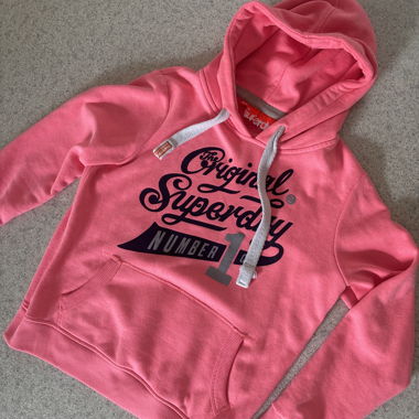 Pink Superdry Hoodie