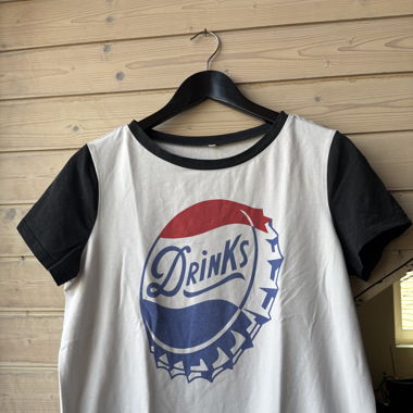 printed soda shirt
