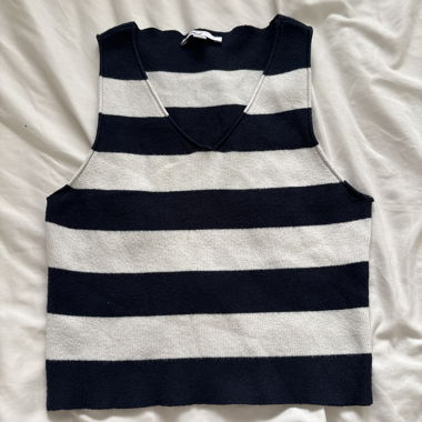 Haut tricot rayé
