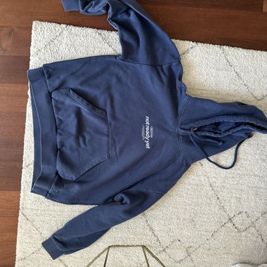 pull and bear navy hoodie