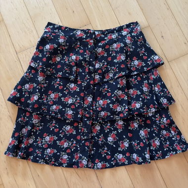 floral skirt