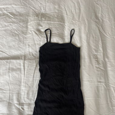Black long dress super cute!