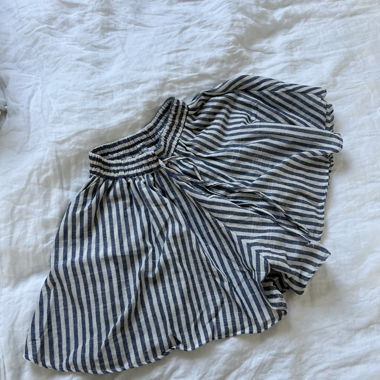 Gestreifte Damen-Shorts/ Rock