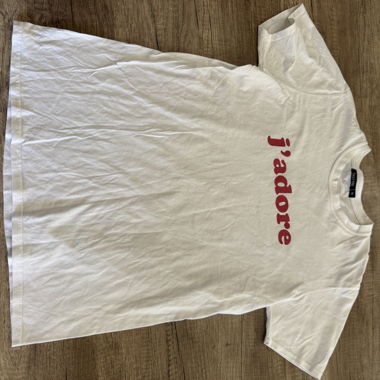 White T-shirt j’adore 