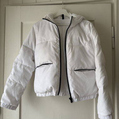 giacca bomber bianca