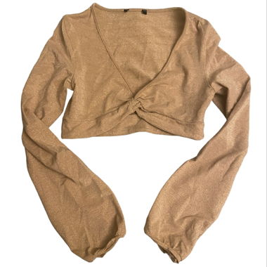long sleeves crop top