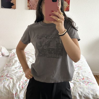 Grey Brandy Melville T-shirt