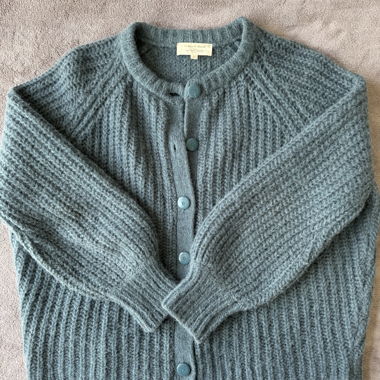 Sézane Strickjacke blaugrün, M
