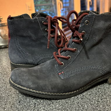 Bottines bleu