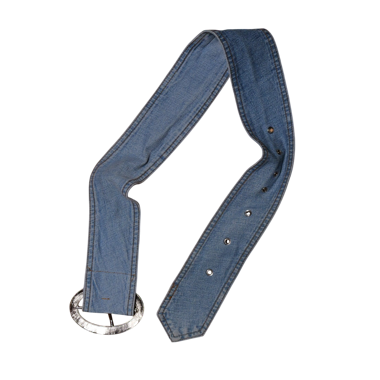 Y2K Breiter Denim-Statement-Gürtel