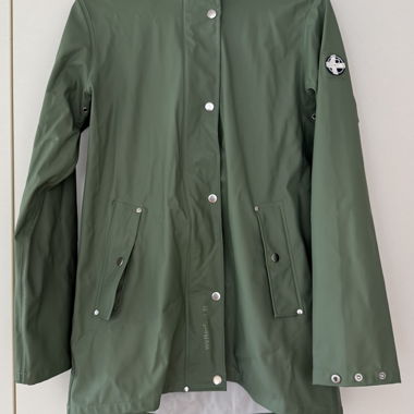 Veste de pluie verte