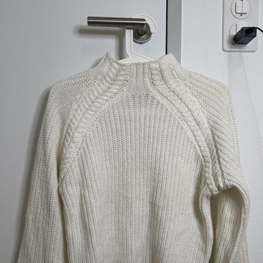 Strickpullover weiss Gr. S