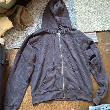 Hoodie zippé marine