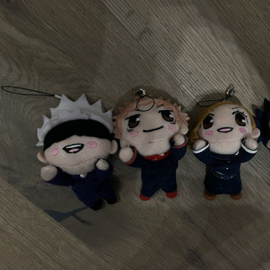 Portachiavi in peluche Jujutsu Kaisen – set da 4