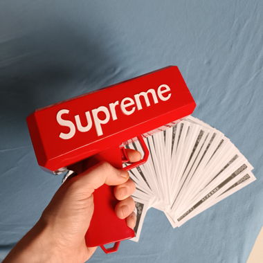 Pistola per soldi Supreme *rep