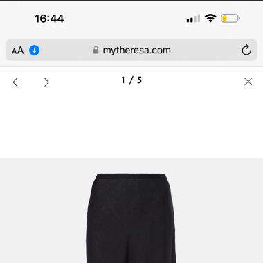 Rixo black maxi skirt 