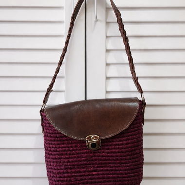 Woven Crossbody Shoulder Bag