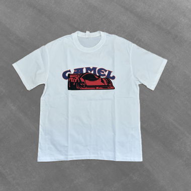 Weisses Camel T-Shirt