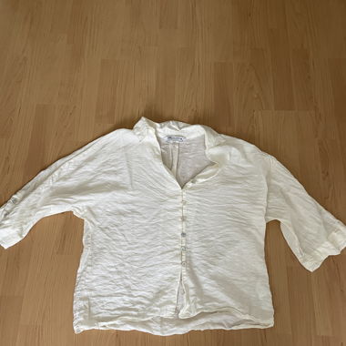 Blusa Zara crema