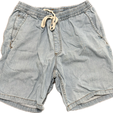 Vans light denim elastic waist shorts 