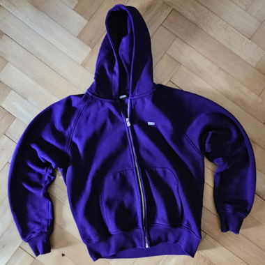 Reissverschluss-Hoodie Orbit Blue (lila)