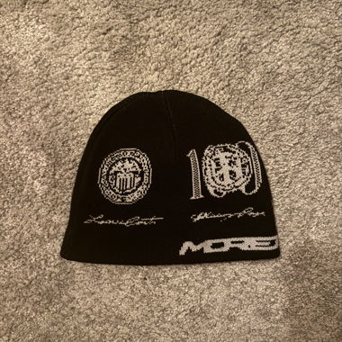 More Money More Love Cash Beanie Black
